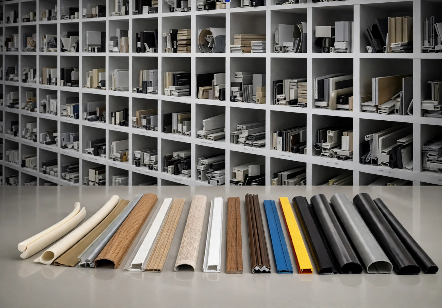 Aero Plastics Portfolio Collection of extrusion profiles and finishes