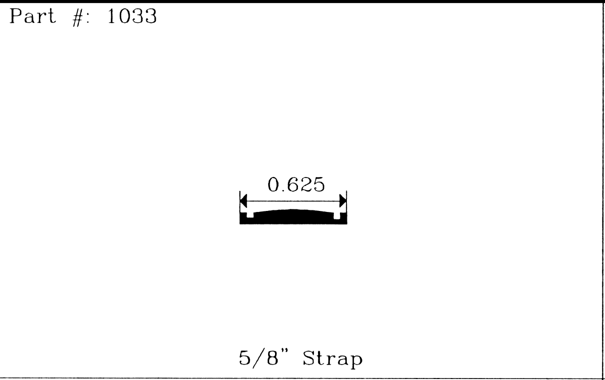 T Moldings 1033